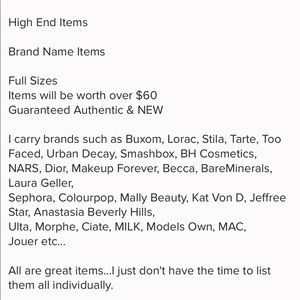 Makeup beauty mystery box